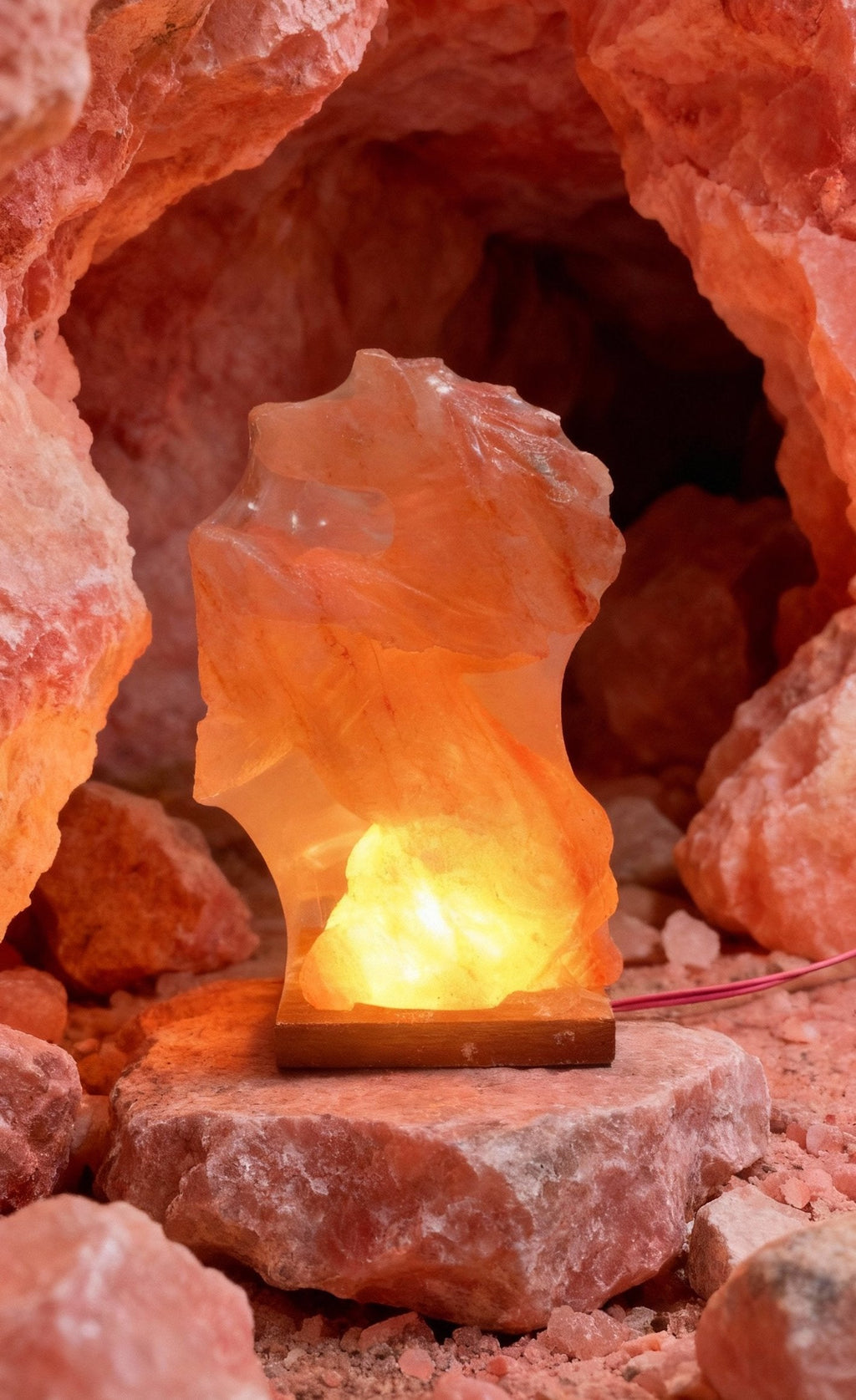 Horse Carved Himalayan Salt Lamp | Pakistan Decor