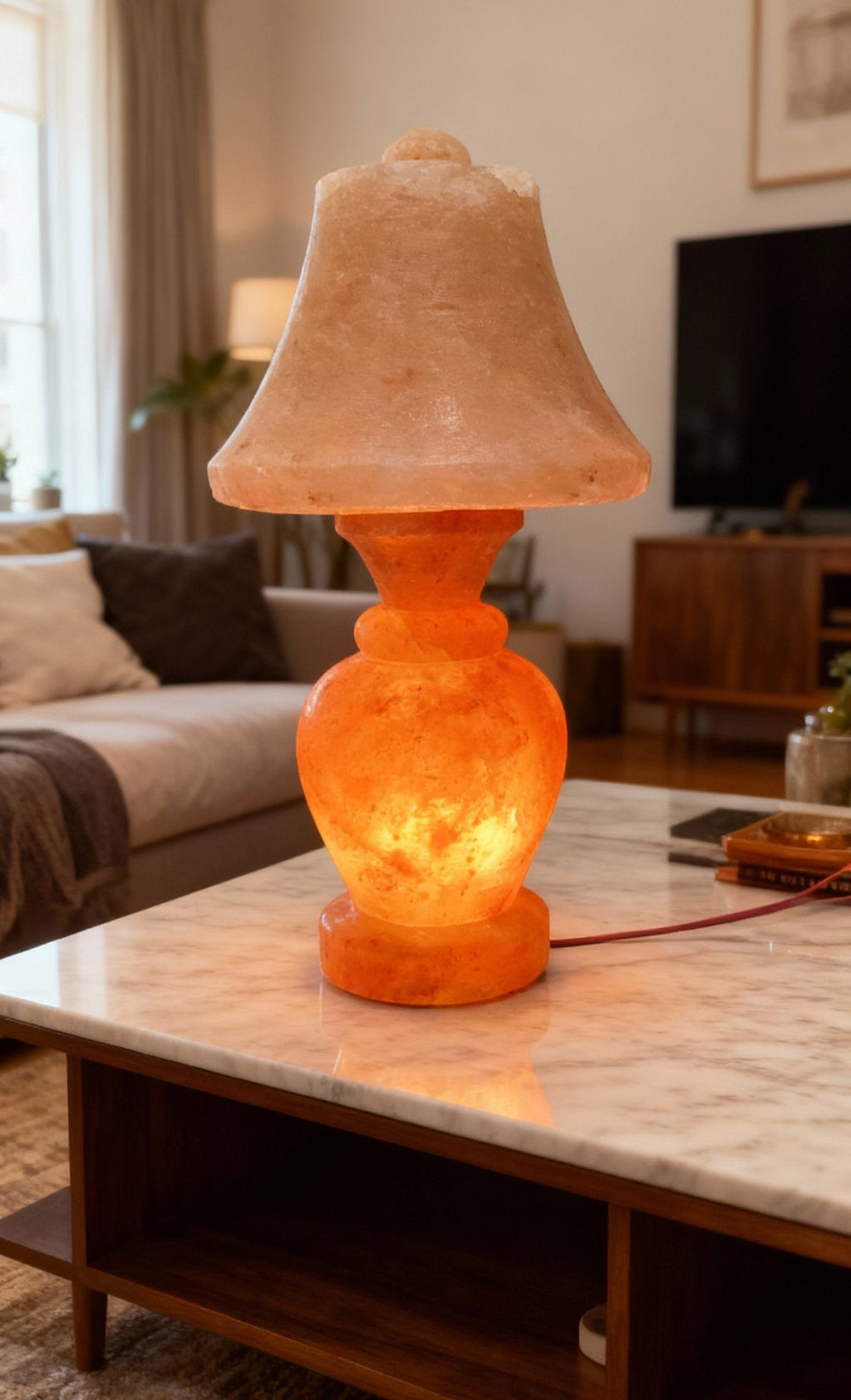 Artisan Himalayan Salt Table Lamp | 2 Piece Set